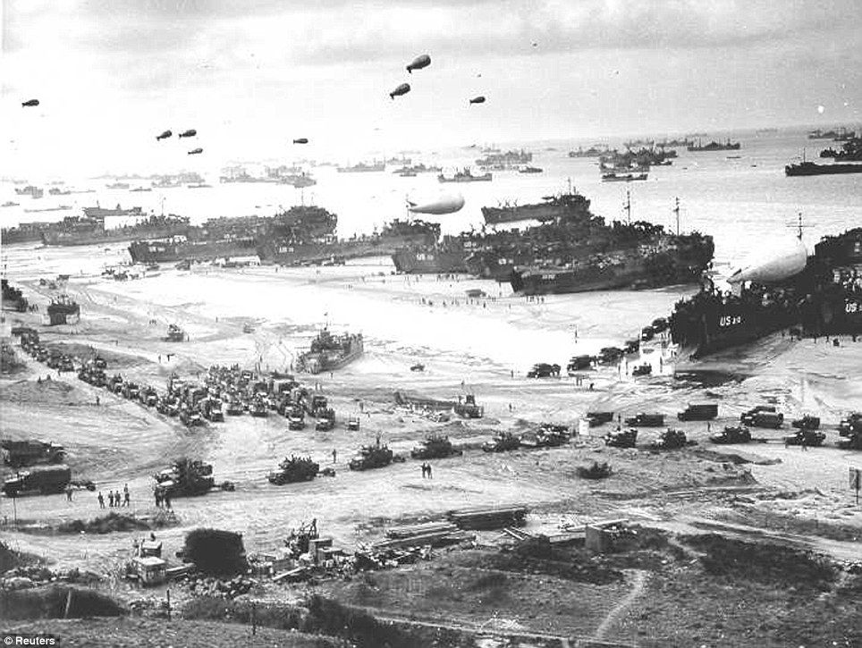 D Dayd Day Operation Overlordomaha Beachnormandyfrancean Impressive Panoramic Photograph